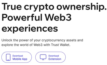 a website page with a picture of a crypt crypt