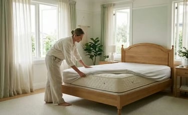 protector de colchón transpirable e impermeable para prevenir ácaros y humedad