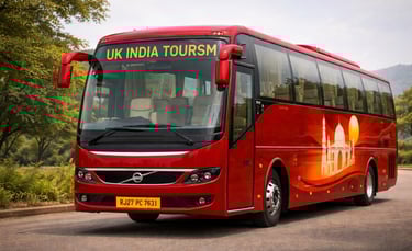 Luxury travel bus for tourist customers
