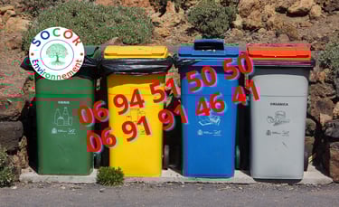 Poubelle Maroc contactez le 06.94.51.50.50