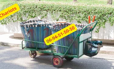Chariot Poubelle Métallique Maroc