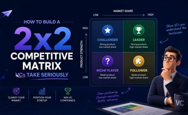How to Build a 2x2 Competitive Matrix VCs Take Seriously