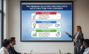 The Problem-Solution-Traction Pitch Deck Structure That Converts