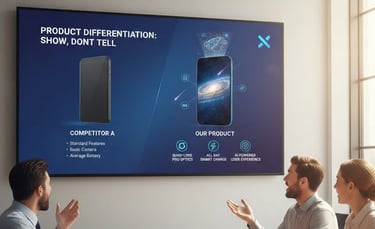 Product Differentiation: Show (Don't Tell) in Your Pitch Deck