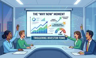 Why Now Pitch Deck Framework: The Slide That Triggers Investor FOMO
