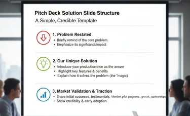 Pitch Deck Solution Slide Structure: A Simple, Credible Template