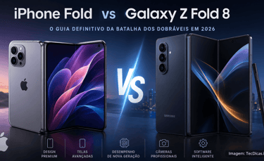 iPhone Fold vs Galaxy Z Fold 8: o guia definitivo da batalha dos dobráveis em 2026
