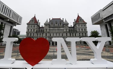 I Love New York Logo Glaser City view FEVR Motion Graphics Services New York