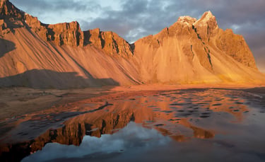 coucher de soleil Islande 