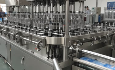 Close-up of a sturdy carton sealing machine with a polished metal finish.