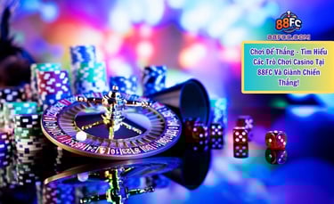 Khám Phá Các Trò Chơi Casino Tại 88FC – Đưa Bạn Đến Cơ Hội Thắng Lớn!