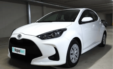 Toyota Yaris henkilöauto, Henkilöautot alkaen 8€/h, 19€/pv Helppo varaus ja avaimeton käyttö puhelimella.