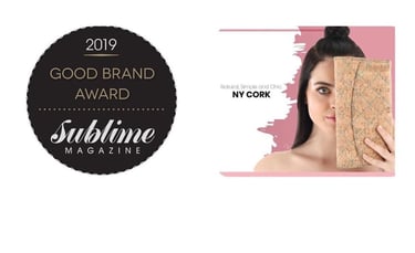 Sublime Magazine 2019 Good Brand Award of The Nine Years cork