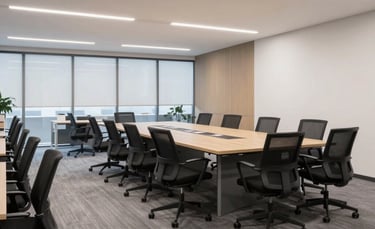A sleek dark underwater scene showing a blue-lit subsea ROV gently exploring the ocean floor.