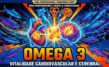 Ômega 3 para saúde cardiovascular e cerebral - Curadoria Vida Performance 2026.