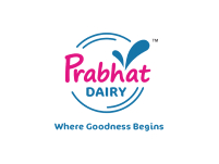 Prabhat Dairy logo, where goodness begins