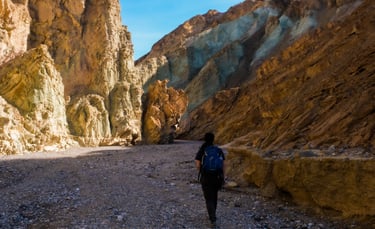 Death Valley Golden Canyon, Gower Gulch Loop