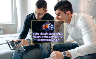 Phản Hồi Về 88FC – Nhà Cái Uy Tín Từ Trải Nghiệm Người Dùng