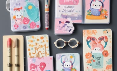 Stylish accessories showcasing vibrant designs.