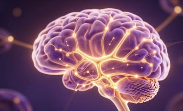 Brain neuroplasticity showing neural pathways rewiring through gratitude