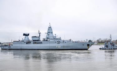 German Military frigate heading for EU mission to protect ships