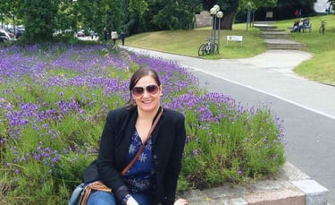 autora do blog visitando Kiel