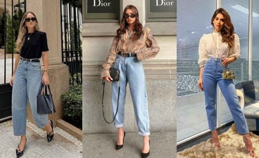 CALÇA JEANS MOM