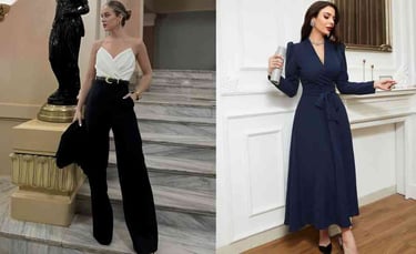LOOK JANTAR ROMANTICO CASUAL SOFISTICADO