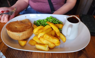 Meat Pie at "The Duke" in Southampton, England