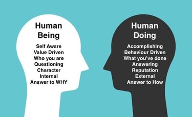Human Being vs Human Doing