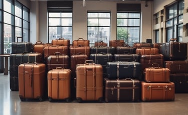 Travel essentials made from sustainable materials with a modern design.
