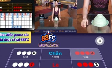 Giao diện game xóc đĩa 88Fc
