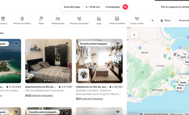 Búsqueda de alojamiento en airbnb