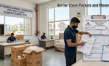 Bill for Claim Packers and Movers in Nirala Nagar  Lucknow | Anant Packers
