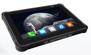 ClaraTech Series R rugged tablet ecosystem: Vehicle mount, docking station, and custom BIOS for indu