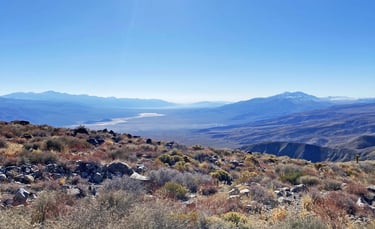 Looking toward the Panamint Dunes, Death Valley National Park, California