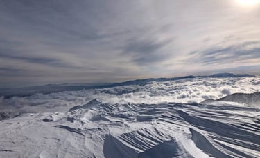 Winter Storm at the Summit of Mount San Antonio (Mount Baldy) | San Gabriel Mountains | California