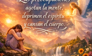 las preocupaciones deprimen el espíritu