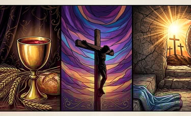 El Triduo Pascual : el misterio que transforma la historia y el corazón