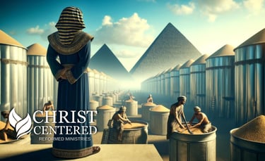 a man standing in front of a pyramid shaped building