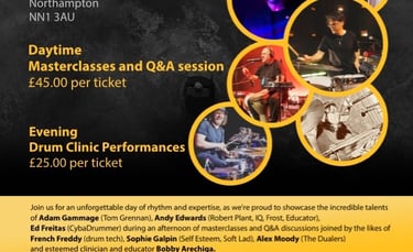 Dream Cymbals Live poster 22Feb24