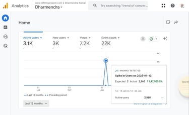 Google Analytics Report