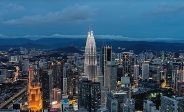 Malaysia Kuala Lumpur view from menara kl tower