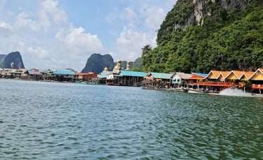 thailand phang nga panyee floating village