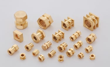 Brass Square Hex Inserts