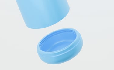 smart water bottle, extra space in the bottle to store pills and other
