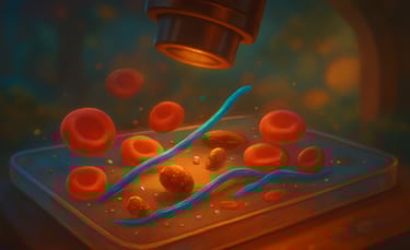 parasites and toxins in blood test