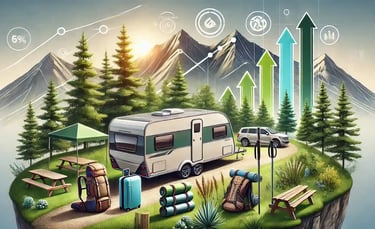 caravan and hiking trends