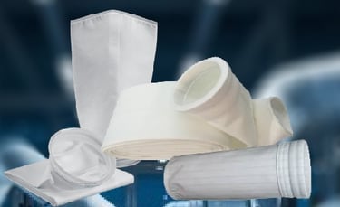 Bag filter water or dust, cloth, dust collector, silo