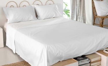 Queen size percale weave bedding set for hotels